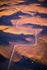 Photograph entitled Access road through the Konza Prairie 