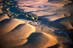 Photograph entitled Kansas Flint Hills watershed in autumn 