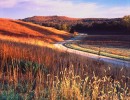 Photograph entitled Late fall, Kansas Flint Hills 