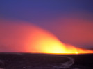 Photograph entitled Night time head fire